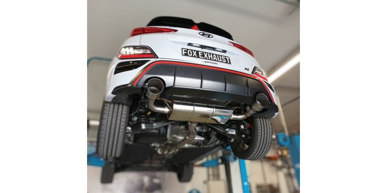 Hyundai Kona N einddemper dwars uitgang rechts/links - 1x130 Typ 14 rechts/links