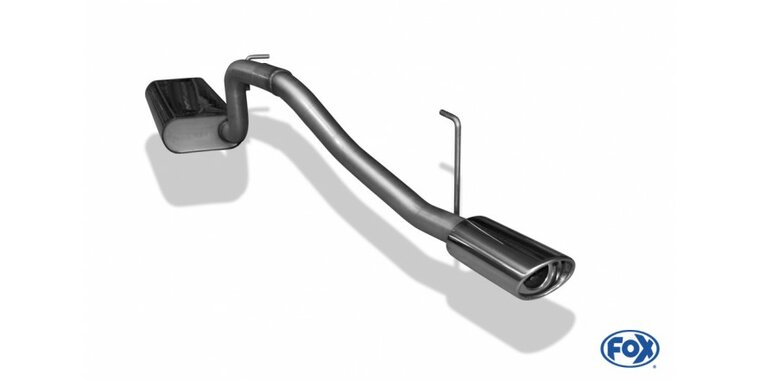 Jeep Cherokee/ Liberty Typ KJ einddemper Single-flow - 115x85 Typ 33