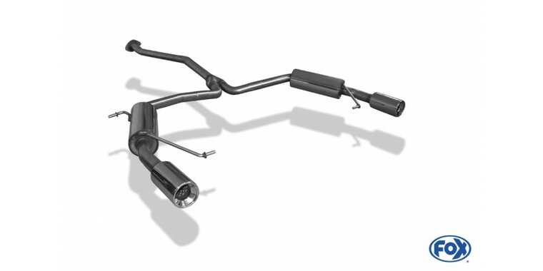 Mazda 6 Typ GH diesel einddemper rechts/links - 1x90 Typ 13 rechts/links