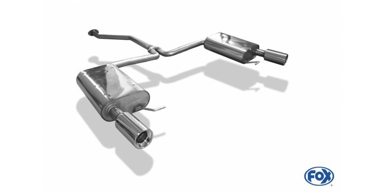 Mazda 6 Typ GH benzine einddemper rechts/links - 1x90 Typ 13 rechts/links