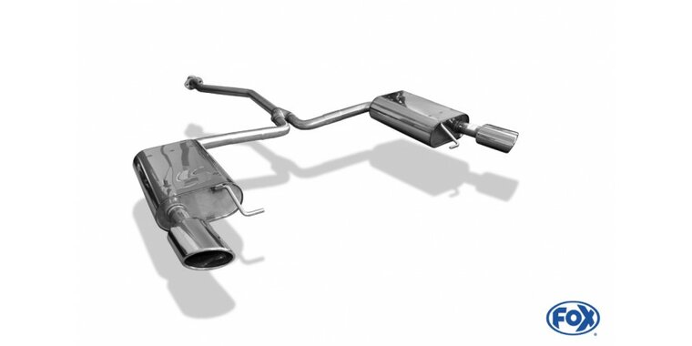 Mazda 6 Typ GH benzine einddemper rechts/links - 115x85 Typ 38 rechts/links