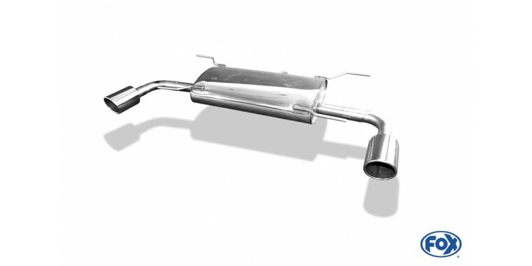 Mazda 6 - GJ Limousine/ Kombi voorwielaandrijving &amp; vierwielaandrijving einddemper dwars uitgang rechts/links - 1x100 Typ 16 rechts/links