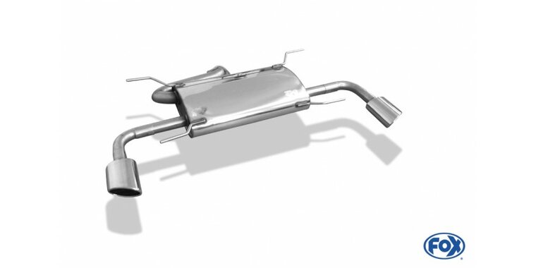 Mazda 6 - GJ Kombi einddemper dwars uitgang rechts/links - 115x85 Typ 38 rechts/links