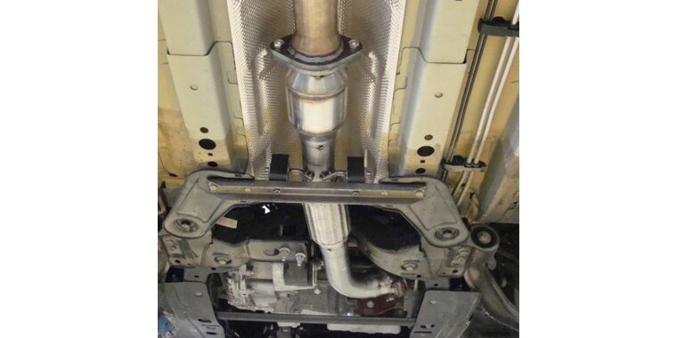 Opel Astra J OPC Downpipe met 200-cells FOX-Kat