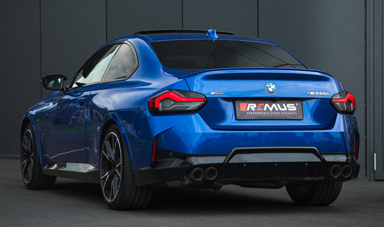 Remus Racing sportuitlaat voor BMW M240i xDrive G42 Coupe 3.0 275kW met GPF - Voor een sportieve rijervaring