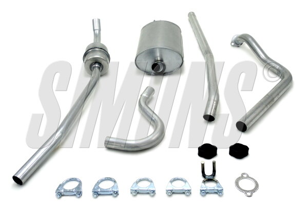 Simons uitlaatsysteem Amazon B16 vanaf chassisnr. 2611-