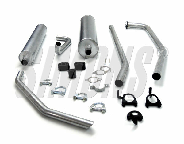 Simons uitlaatsysteem Duett 445, P210 B18 1962-1966 tm chassisnr. -83.399