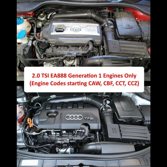Ramair Performance Aluminium Hard Pijp - VAG 1.8/2.0 TSI