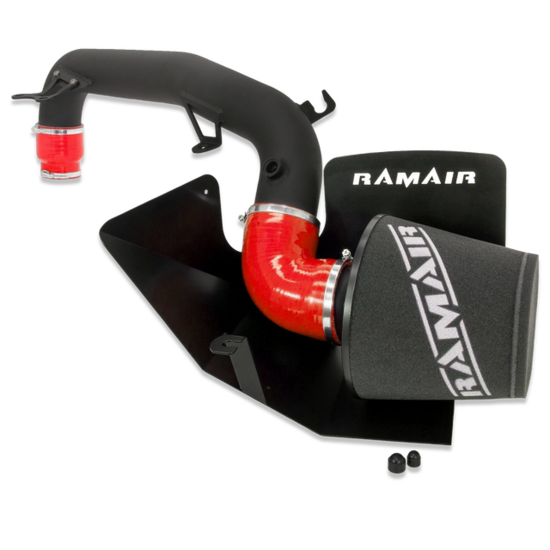 Red Ramair Cone Schuim Luchtfilter Hitteschild &amp; Hard Pijp Inductie Kit Ford Focus RS MK3 2.3 Ecoboost C43