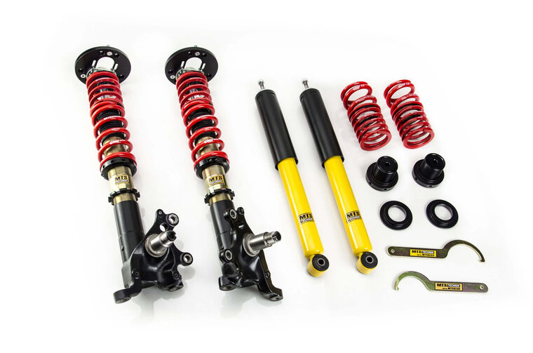 MTS Schroefset Sport BMW 3 Series / E30 Coupe Type E30 original front axle struts need to be sent in advance, strut diameter at the front axle of 51 mm