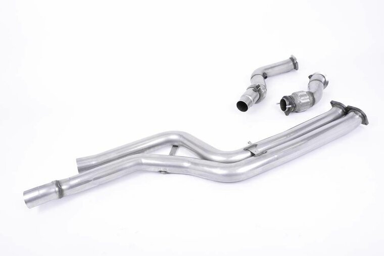 Milltek Large-bore Downpipe and De-cat BMW 3 Serie F80 M3 &amp; M3 Competition Sedan (Non OPF/GPF Modellen)