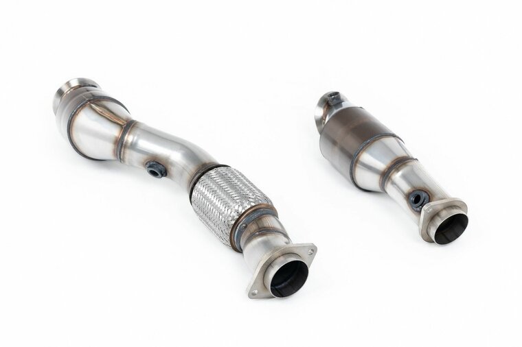 Milltek Large Bore Downpipe and Hi-Flow Sports Cat BMW 3 Serie G80/G81 M3 &amp; M3 Competition S58 3.0 Turbo (OPF/GPF) incl. Touring &amp; XDrive Modellen