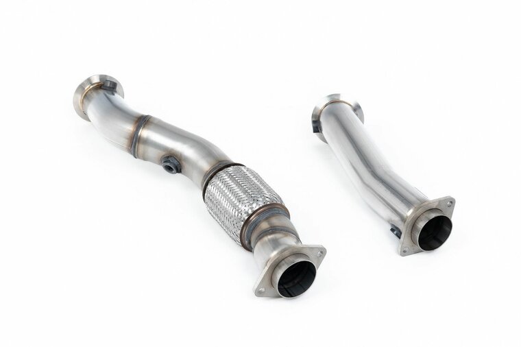 Milltek Large-bore Downpipe and Cat Bypass Pipes BMW 4 Serie G82 M4 &amp; M4 Competition S58 3.0 Turbo (OPF/GPF modellen)