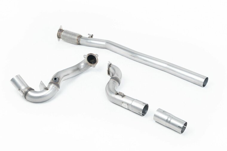 Milltek Large-bore Downpipe and De-cat Mercedes A-Class A35 AMG 2.0 Turbo (W177 Hatch OPF/GPF Modellen)