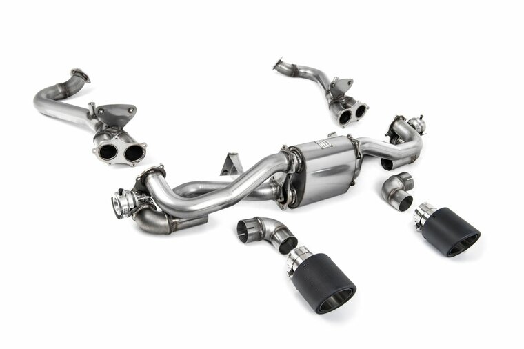 Milltek GPF/OPF Bypass Porsche Cayman 718 GT4 4.0 (OPF/GPF modellen - VOOR bouwjaar Feb 2020