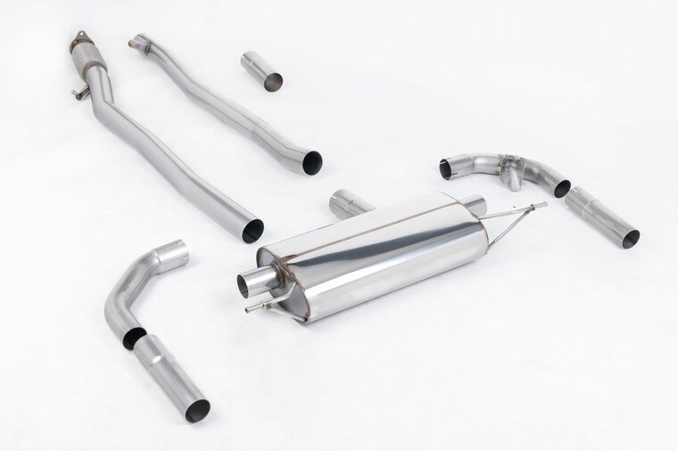 Milltek Cat-back Mercedes CLA-Class CLA35 AMG 2.0 Turbo Coupe & Shooting Brake (Non-OPF/GPF Modellen)