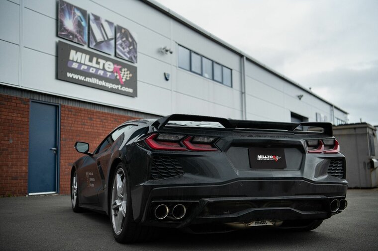 Milltek Cat-back Chevrolet Corvette Stingray (C8) 6.2L V8 &amp; E-Ray Hybrid (Non-OPF/GPF Modellen)