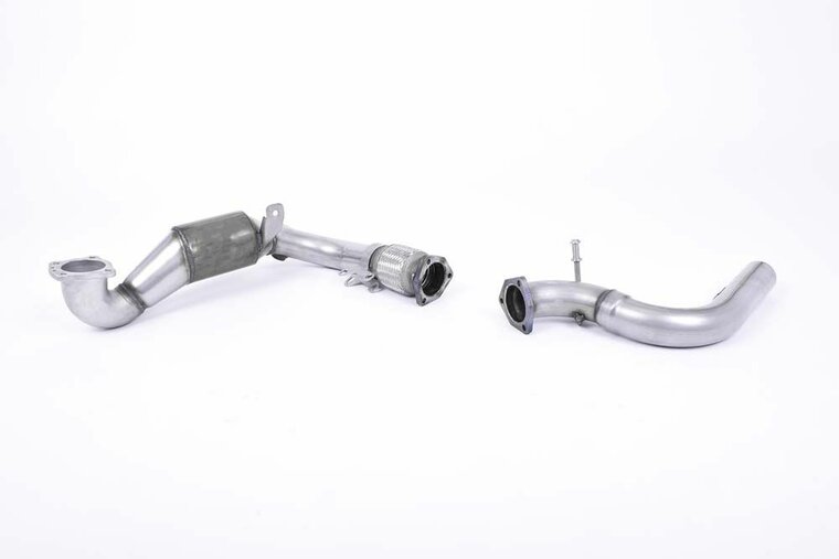 Milltek Large Bore Downpipe and Hi-Flow Sports Cat Ford Fiesta Mk7/Mk7.5 1.0T EcoBoost (100/125/140pk)