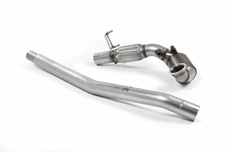 Milltek Large Bore Downpipe and Hi-Flow Sports Cat Volkswagen Golf MK7.5 GTi (Performance Pack Modellen &amp; Non OPF/GPF modellen)