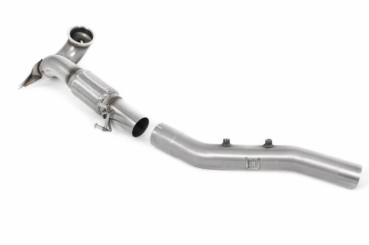 Milltek Large-bore Downpipe and De-cat Volkswagen Golf Mk8 GTi Clubsport (300pk OPF/GPF modellen)