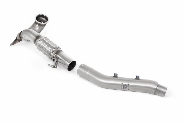 Milltek Large-bore Downpipe and De-cat Volkswagen Golf Mk8 GTi Clubsport (300pk OPF/GPF modellen)