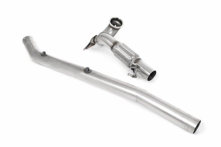 Milltek Large-bore Downpipe and De-cat Volkswagen Golf Mk8 R 2.0 TSI 320pk (GPF modellen)