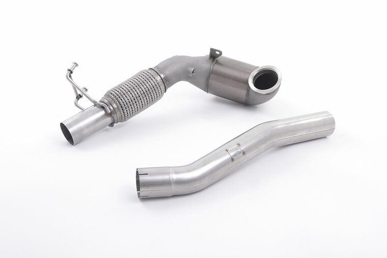 Milltek Cast Downpipe with Race Cat Skoda Octavia vRS 2.0 TSI 245pk Hatch & Estate (manual En DSG-auto‚ Non-OPF/GPF & Na Facelift)