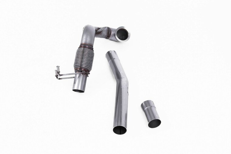 Milltek Large-bore Downpipe and De-cat Volkswagen Polo GTI 2.0 TSI (AW - 5 Deurs) - Non GPF/OPF Modellen