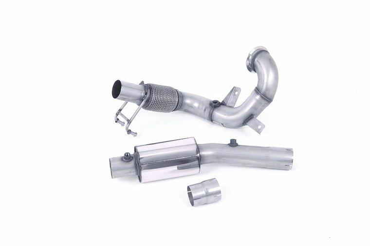 Milltek Large-bore Downpipe and De-cat Volkswagen Polo GTI 2.0 TSI (AW 5 Deurs PRE Facelift Modellen) - GPF/OPF Modellen