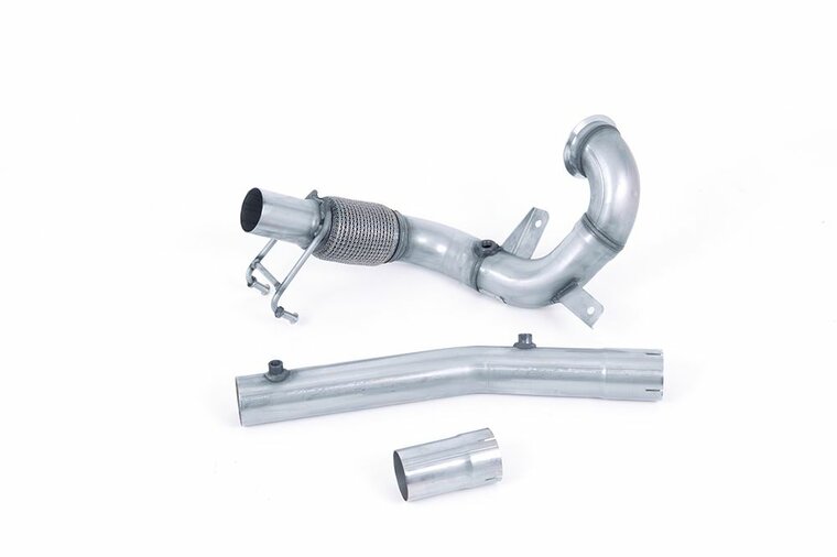 Milltek Large-bore Downpipe and De-cat Volkswagen Polo GTI 2.0 TSI (AW 5 Deurs PRE Facelift Modellen) - GPF/OPF Modellen