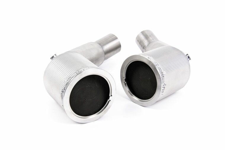 Milltek Large Bore Downpipe and Hi-Flow Sports Cats Audi RS6 C8 4.0 V8 bi-turbo in Performance Edition (OPF/GPF Modellen)