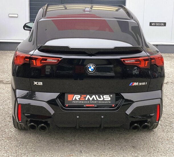 Remus Secondaty-CAT-Back-System BMW X2 M35i xdRIVE 2.0 L/R EC-approved (EG goedkeuring)