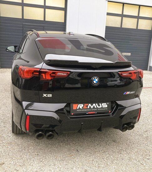Remus Secondaty-CAT-Back-System BMW X2 M35i xdRIVE 2.0 L/R EC-approved (EG goedkeuring)