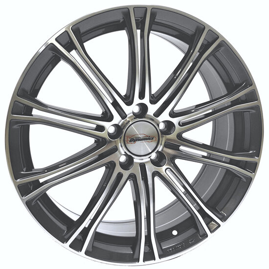 Team Dynamics GTC Gloss Graphite (front polished) 8 x 19-inch
