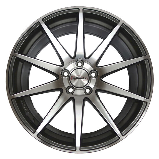 Team Dynamics GTX Gloss Graphite (front polished) 8.5 x 19-inch