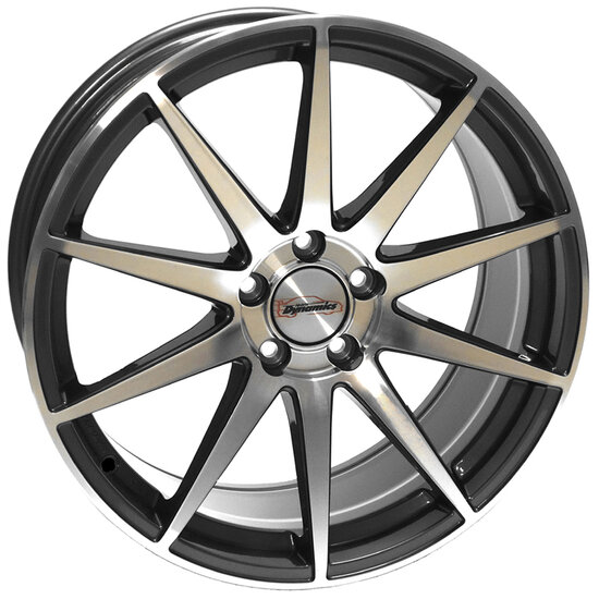 Team Dynamics GTX Gloss Graphite (front polished) 8.5 x 19-inch