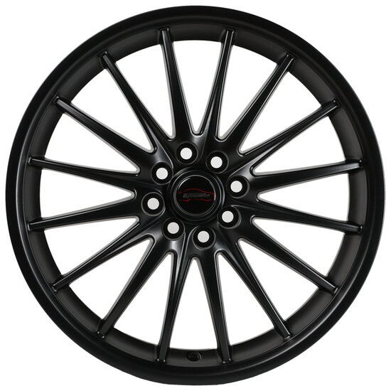 Team Dynamics Jet Gloss Black 6.5 x 15-inch