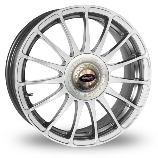 Team Dynamics Monza R Hi Power Silver 7.0 x 17-inch