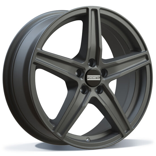 Fondmetal 8100 - MATT TITANIUM - 6.50J x 16inch ET35 5x114.3 naaf 66.10