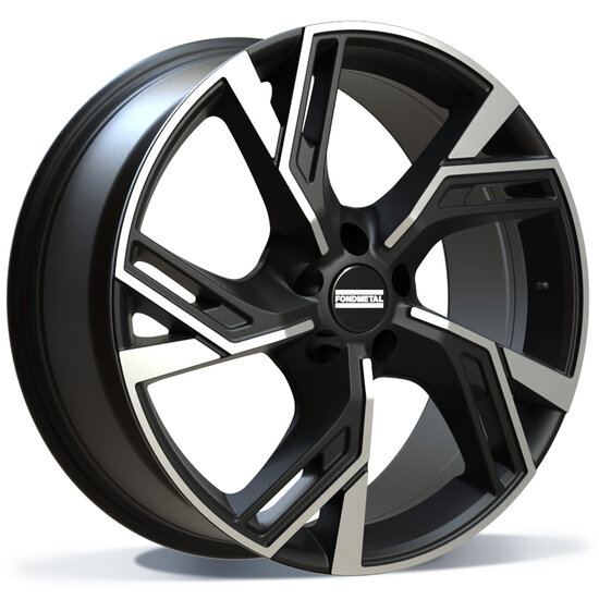 Fondmetal ATENA (FMI07) - MATT BLACK MACHINED - 8J x 18inch ET42 5x108 naaf 63.40