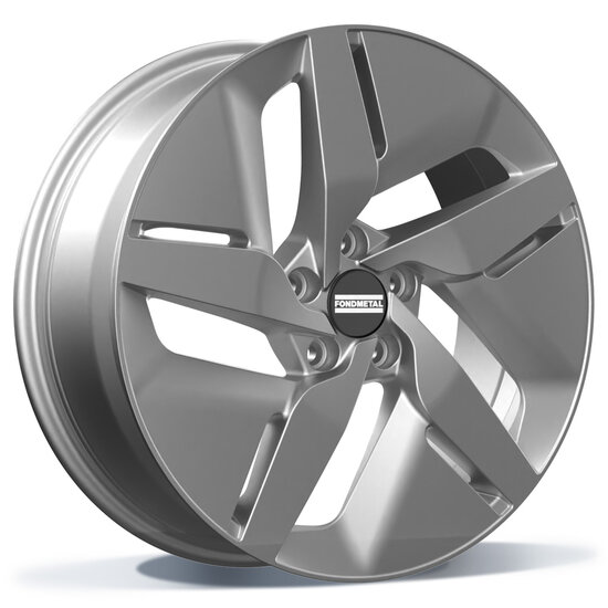 Fondmetal E-JOULE (FMI10) - GLOSSY SILVER - 9.50J x 21inch ET42 5x112 naaf 66.50