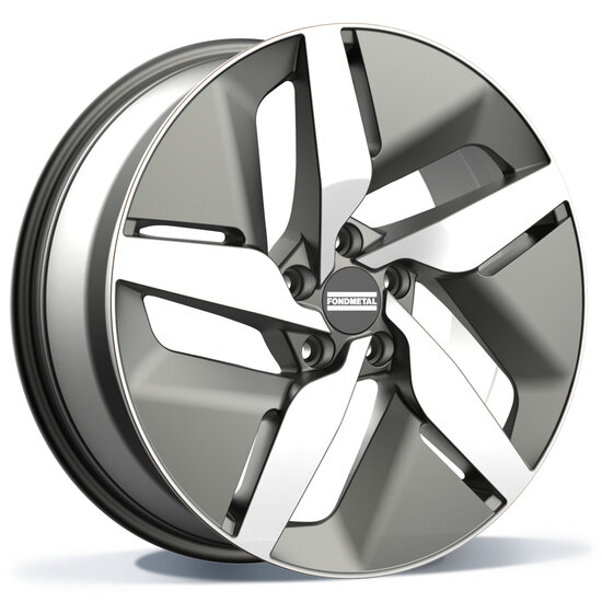 Fondmetal E-JOULE (FMI10) - GLOSSY TITANIUM MACHINED - 8.5J x 19inch ET40 5x114.3 naaf 64.1
