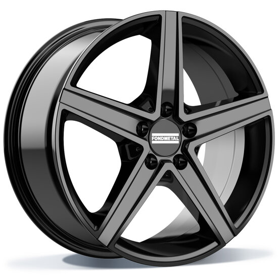 Fondmetal IOKE (FMI03) - GLOSSY BLACK - 8J x 18inch ET38 5x112 naaf 66.5