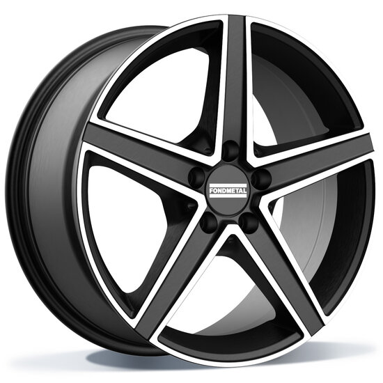 Fondmetal IOKE (FMI03) - MATT BLACK MACHINED - 8J x 18inch ET38 5x112 naaf 66.5