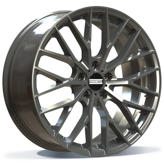 Fondmetal MAKHAI (FMI05) - GLOSSY TITANIUM - 9J x 20inch ET44 5x112 naaf 66.5
