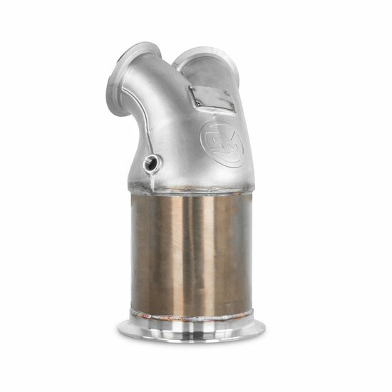 Revolutionaire Wagner tuning-downpipe-set met 300CPSI racekatalysator voor Audi S4 B9 / S5 F5 3,0TFSI</br>Til de prestaties van uw Audi S4 B9 of S5 F5 3,0TFSI naar een nieuw niveau met onze downpipe-kit uitgerust met een ultramoderne 300CPSI-racekatalysat