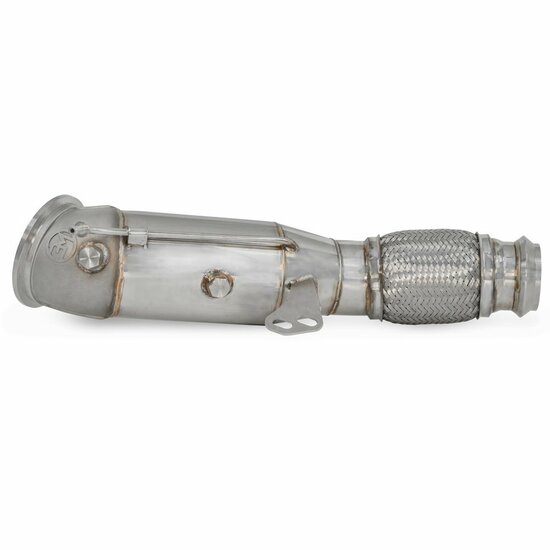Innovatieve Wagner tuning-downpipe-kit voor *B58.2 OPF-motoren</br>Ontdek prestatie-optimalisatie voor uw *B58.2 OPF-motor met onze ultramoderne downpipe-kit, verkrijgbaar met of zonder 200CPSI racekatalysator.Technische specificaties:Gemaakt van hoogwaar