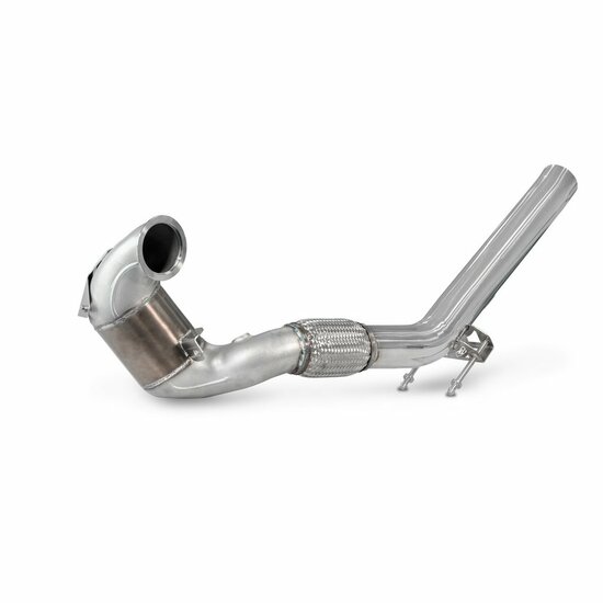 Ervaar topprestaties: de downpipe-set voor VAG-modellen 1.8-2.0TSI (132 kW - 206 kW) met voorwielaandrijving</br>Dompel jezelf onder in een wereld van prestaties en precisie met onze downpipe kit, speciaal ontwikkeld voor VAG modellen 1.8-2.0TSI met voorw