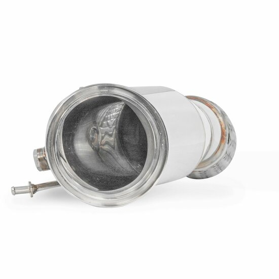 Innovatieve Wagner tuning-downpipe-kit voor *B58.2 OPF-motoren</br>Ontdek prestatie-optimalisatie voor uw *B58.2 OPF-motor met onze ultramoderne downpipe-kit, verkrijgbaar met of zonder 200CPSI racekatalysator.Technische specificaties:Gemaakt van hoogwaar