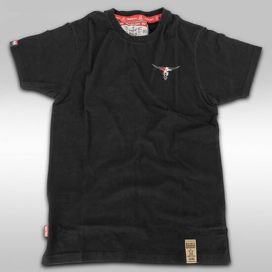 Wagner Tuning T-shirt LONGHORN-ARTWORK</br>Ervaar exclusieve kwaliteit en uniek design met het zwarte LONGHORN-ARTWORK T-shirt van Wagner Tuning. Dit T-shirt combineert moderne esthetiek met eersteklas materialen en is de perfecte keuze voor liefhebbers d